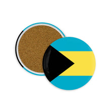 Load image into Gallery viewer, Bahamas Flag 3.5 Inch Coasters