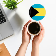 Load image into Gallery viewer, Bahamas Flag 3.5 Inch Coasters