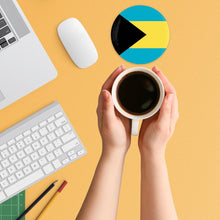 Load image into Gallery viewer, Bahamas Flag 3.5 Inch Coasters