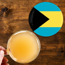 Load image into Gallery viewer, Bahamas Flag 3.5 Inch Coasters