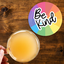 Load image into Gallery viewer, Be Kind 3.5 Inch Round Coasters