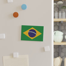 Load image into Gallery viewer, Brazil Flag 2x3 Fridge Magnet
