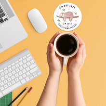 Load image into Gallery viewer, I'm Not Lazy I'm Just Conserving Energy 3.5 Inch Round Coasters