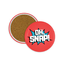 Load image into Gallery viewer, Oh Snap 3.5 Inch Round Coasters