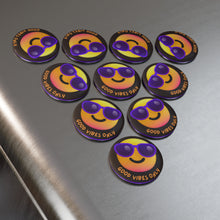 Load image into Gallery viewer, Good Vibes Only 2.25 Inch Round Fridge Magnet