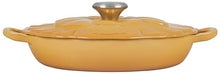 Load image into Gallery viewer, Le Creuset Signature Enameled Cast Iron Petal Braiser, 2.25qt., Honey
