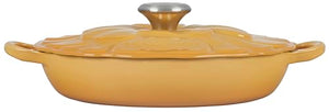 Le Creuset Signature Enameled Cast Iron Petal Braiser, 2.25qt., Honey