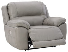 Load image into Gallery viewer, Signature Design by Ashley Dunleith Zero Wall Recliner with Power Headrest, Gray
