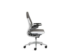 Steelcase Gesture Office Chair - Ergonomic Work Chair with Wheels for Carpet - Comfortable Office Chair - Intuitive-to-Adjust Chairs for Desk - 360-Degree Arms - Graphite Gray Fabric