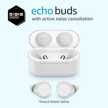 Load image into Gallery viewer, Amazon Echo Buds with Active Noise Cancellation (2021 release, 2nd gen) | Wired charging case | Glacier White
