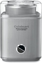 Load image into Gallery viewer, CUISINART Ice Cream Maker, Ice Cream and Frozen Yogurt Machine, 2-Qt. Double-Insulated Freezer Bowl, Silver, ICE30BCP1
