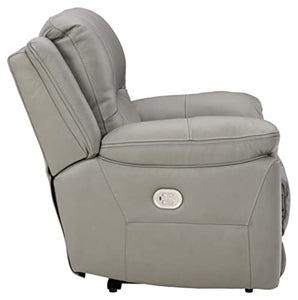 Signature Design by Ashley Dunleith Zero Wall Recliner with Power Headrest, Gray