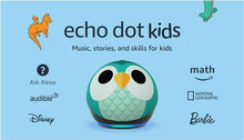 Load image into Gallery viewer, Amazon Echo Dot (5th Gen, 2022 release) Kids | Designed for kids, with parental controls | Owl
