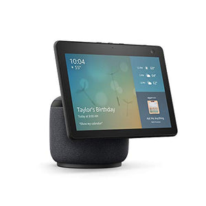 Amazon Echo Show 10 (3rd Gen) | HD smart display with premium sound, motion and Alexa | Charcoal