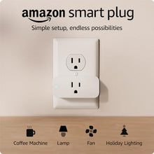 Load image into Gallery viewer, Amazon Smart Plug | Works with Alexa | Simple setup, endless possibilities
