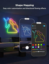 Load image into Gallery viewer, Govee Neon Lights, RGBIC Neon Rope Light 2 Works with Matter, Alexa, Google Assistant, Custom DIY Neon Strip Lights for Bedroom and Wall Decor, Shape Mapping, Softer Material, 16.4ft, White
