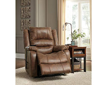 Load image into Gallery viewer, Signature Design by Ashley Yandel Faux Leather Electric Power Lift Recliner for Elderly, Brown
