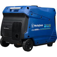 Load image into Gallery viewer, Westinghouse Outdoor Power Equipment 4500 Peak Watt Super Quiet Dual Fuel Portable Inverter Generator, Remote Electric Start, Gas &amp; Propane Powered, RV Ready, CO Sensor, Parallel Capable
