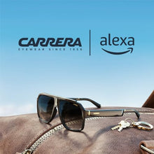 Load image into Gallery viewer, Carrera Smart Glasses with Alexa | Smart audio glasses | Cruiser black frames with gradient sunglass lenses | Navigator
