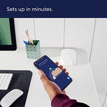 Load image into Gallery viewer, Amazon eero 6+ mesh Wi-Fi router | 1.0 Gbps Ethernet | Coverage up to 4,500 sq. ft. | Connect 75+ devices | 3-Pack | 2022 release
