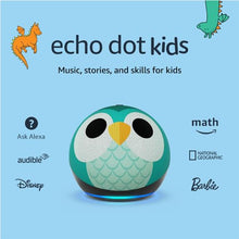 Load image into Gallery viewer, Amazon Echo Dot (5th Gen, 2022 release) Kids | Designed for kids, with parental controls | Owl
