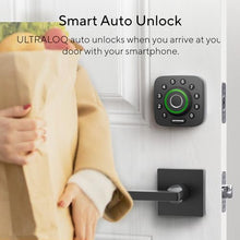 Load image into Gallery viewer, ULTRALOQ U-Bolt Pro WiFi Smart Lock with Door Sensor, 8-in-1 Keyless Entry Door Lock with Built-in WiFi,Fingerprint ID,App Remote Control,Auto Unlock,Door Status Alert,WiFi Deadbolt Door Lock
