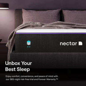 Nectar Premier King Mattress 13" - Medium Firm Gel Memory Foam Mattress - 5 Layers of Comfort - Dual Action Cooling Tech - 365-Night Trial - Forever Warranty,White