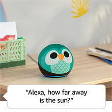 Load image into Gallery viewer, Amazon Echo Dot (5th Gen, 2022 release) Kids | Designed for kids, with parental controls | Owl
