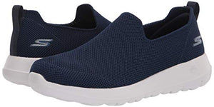 Skechers Men's Go Max-athletic Air Mesh Slip on Walking Shoe, Navy/White/White, 10