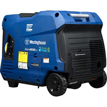 Load image into Gallery viewer, Westinghouse Outdoor Power Equipment 4500 Peak Watt Super Quiet Dual Fuel Portable Inverter Generator, Remote Electric Start, Gas &amp; Propane Powered, RV Ready, CO Sensor, Parallel Capable
