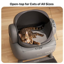 Load image into Gallery viewer, Neakasa M1 Open-Top Self Cleaning Cat Litter Box, Automatic Cat Litter Box with APP Control, Odor-Free Waste Disposal includes Trash Bags
