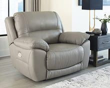 Load image into Gallery viewer, Signature Design by Ashley Dunleith Zero Wall Recliner with Power Headrest, Gray
