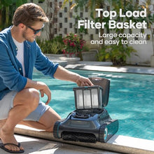 Load image into Gallery viewer, (2024 New) AIPER Scuba S1 Cordless Robotic Pool Cleaner, Pool Vacuum for Inground Pools, Wall and Waterline Cleaning, WavePath 2.0 Smart Navigation, 150 min Battery Life, for Pools up to 1,600 Sq.ft
