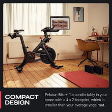 Load image into Gallery viewer, Peloton Bike+ | Indoor Stationary Exercise Bike with 24” HD, Anti-Reflective Rotating Touchscreen
