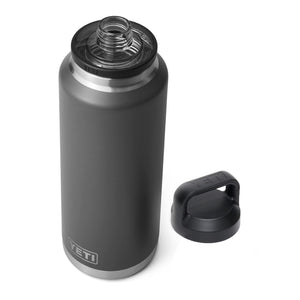 YETI Rambler 46 oz Bottle, Vacuum Insulated, Stainless Steel with Chug Cap, Charcoal