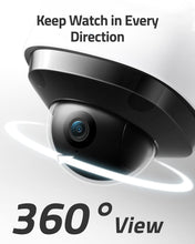 Load image into Gallery viewer, eufy Security Floodlight Cam S330, 360-Degree Pan &amp; Tilt Coverage, 2K Full HD, 3,000 Lumens, Smart Lighting, Weatherproof, On-Device AI Subject Lock and Tracking, No Monthly Fee, Hardwired
