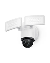 Load image into Gallery viewer, eufy Security Floodlight Camera E340 Wired, Security Camera Outdoor, 360° Pan &amp; Tilt, 24/7 Recording, 2.4G/5G Wi-Fi, 2000 LM, Motion Detection, Built-In Siren, Dual Cam, HB3 Compatible, No Monthly Fee
