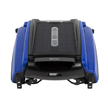 Load image into Gallery viewer, Betta SE Solar Powered Automatic Robotic Pool Skimmer Cleaner with 30-Hour Continuous Cleaning Battery Power and Re-engineered Twin Salt Chlorine Tolerant Motors (Blue)
