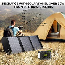 Load image into Gallery viewer, MARBERO Portable Power Station 88Wh Camping Lithium Battery Solar Generator Fast Charging with AC Outlet 120W Peak Power Bank(Solar Panel Optional) for Home Backup Outdoor Emergency RV Van Hunting
