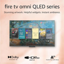 Load image into Gallery viewer, Amazon Fire TV 55&quot; Omni QLED Series 4K UHD smart TV, Dolby Vision IQ, Fire TV Ambient Experience, local dimming, hands-free with Alexa
