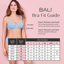 Load image into Gallery viewer, Bali Women&#39;s One Smooth U Ultra Light Illusion Neckline Underwire Bra, Nude,38D
