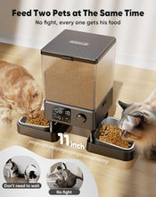 Load image into Gallery viewer, oneisall Automatic Cat Feeder for 2 Cats, 20 Cups/5L Automatic Cat Food Dispenser for Small Pets Indoor, Timed Cat Feeder for Dry Food
