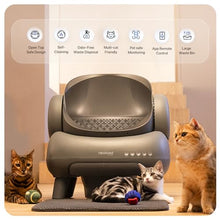 Load image into Gallery viewer, Neakasa M1 Open-Top Self Cleaning Cat Litter Box, Automatic Cat Litter Box with APP Control, Odor-Free Waste Disposal includes Trash Bags
