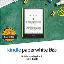 Load image into Gallery viewer, Kindle Paperwhite Kids – kids read, on average, more than an hour a day with their Kindle - 16 GB, Emerald Forest
