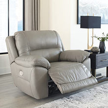 Load image into Gallery viewer, Signature Design by Ashley Dunleith Zero Wall Recliner with Power Headrest, Gray
