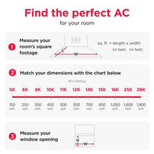 Load image into Gallery viewer, Frigidaire FHWC103TC1 Window Air Conditioner, 2024 10,000 BTU Electronic Controls, White
