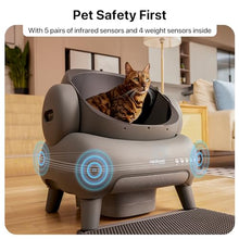 Load image into Gallery viewer, Neakasa M1 Open-Top Self Cleaning Cat Litter Box, Automatic Cat Litter Box with APP Control, Odor-Free Waste Disposal includes Trash Bags
