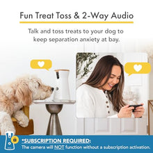 Load image into Gallery viewer, Furbo 360° Dog Camera + Nanny Bundle: Home Security &amp; Dog Safety Alerts, Rotating Pet Treat Dispenser Camera with Speaker, Smart Home Indoor Cam w Phone App (Additional Subscription Required at Setup)
