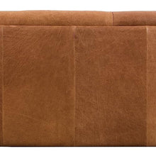 Load image into Gallery viewer, Poly &amp; Bark Essex Leather Couch – 89-Inch Sofa with Tufted Back - Full Grain Leather Couch with Feather-Down Topper On Seating Surfaces – Vintage Pure-Aniline Italian Leather – Cognac Tan
