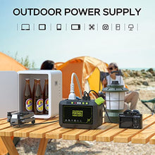 Load image into Gallery viewer, MARBERO Portable Power Station 88Wh Camping Lithium Battery Solar Generator Fast Charging with AC Outlet 120W Peak Power Bank(Solar Panel Optional) for Home Backup Outdoor Emergency RV Van Hunting
